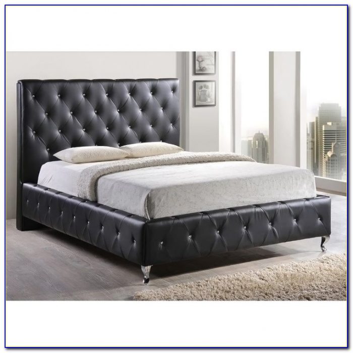 Black Tufted Headboard With Crystals Black Tufted Headboard With Crystals