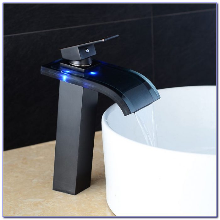 Color Changing Led Waterfall Widespread Bathroom Sink Faucet Color Changing Led Waterfall Widespread Bathroom Sink Faucet