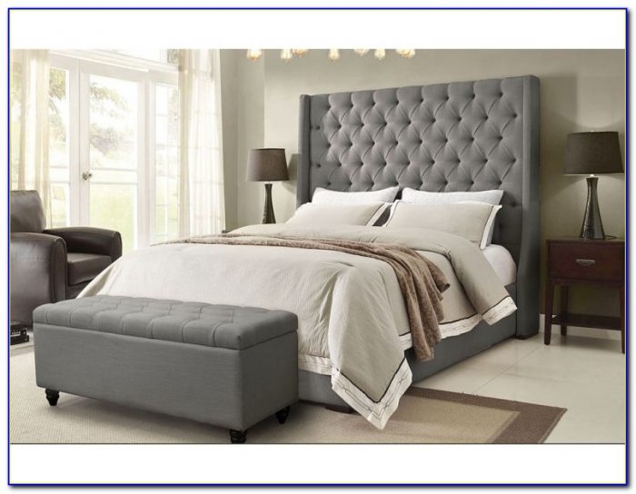 Dark Grey King Size Headboard Dark Grey King Size Headboard