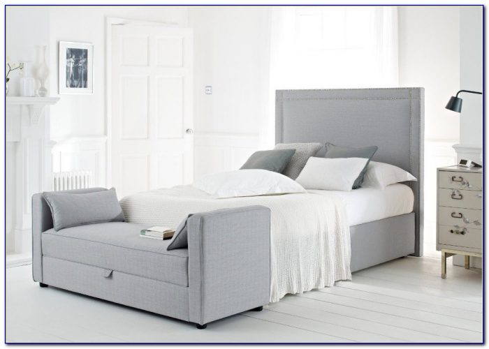 Dark Grey Upholstered King Headboard Dark Grey Upholstered King Headboard