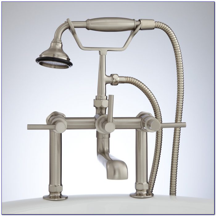 Deck Mounted Tub Faucets Hand Shower Deck Mounted Tub Faucets Hand Shower