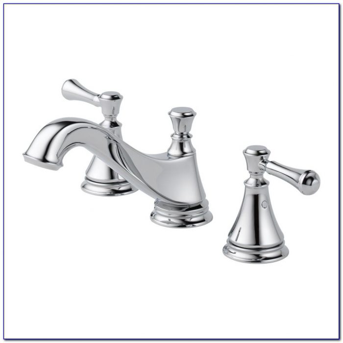 Delta Windemere Widespread Bathroom Faucet With Double Lever Handles Delta Windemere Widespread Bathroom Faucet With Double Lever Handles
