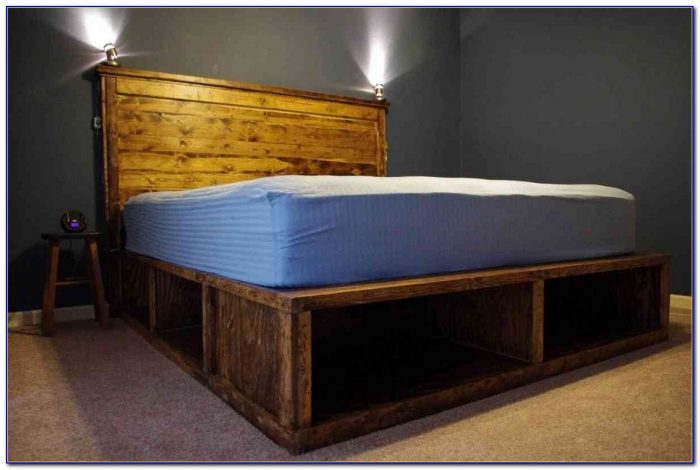 Diy Headboard With Hidden Storage Diy Headboard With Hidden Storage