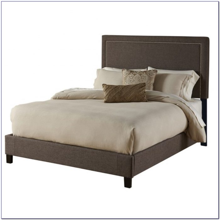 Diy Upholstered Headboard With Nailheads Diy Upholstered Headboard With Nailheads