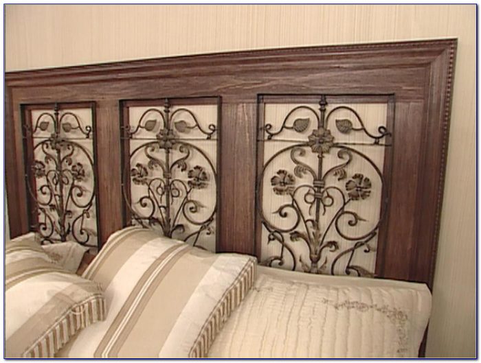 Dunhill Wood And Metal Headboard Dunhill Wood And Metal Headboard