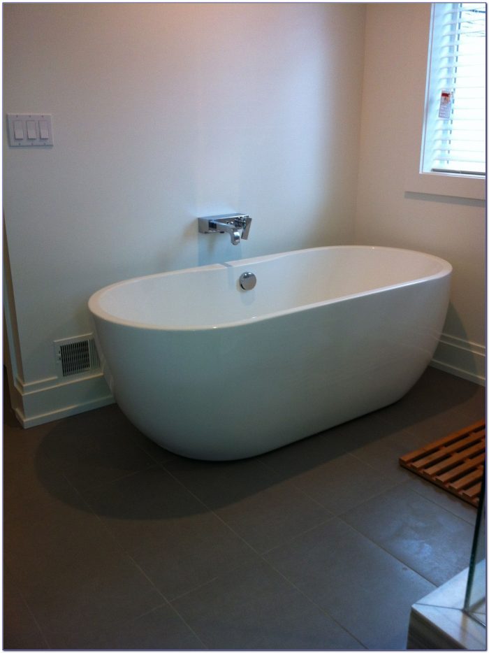 Freestanding Bath With Wall Mounted Taps Freestanding Bath With Wall Mounted Taps