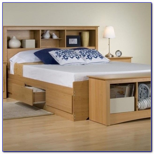 Full Size Headboard With Shelves Platform Storage Bed With Bookcase Headboard Maple Image 45 Full Size Headboard With Shelves Platform Storage Bed With Bookcase Headboard Maple Image 45