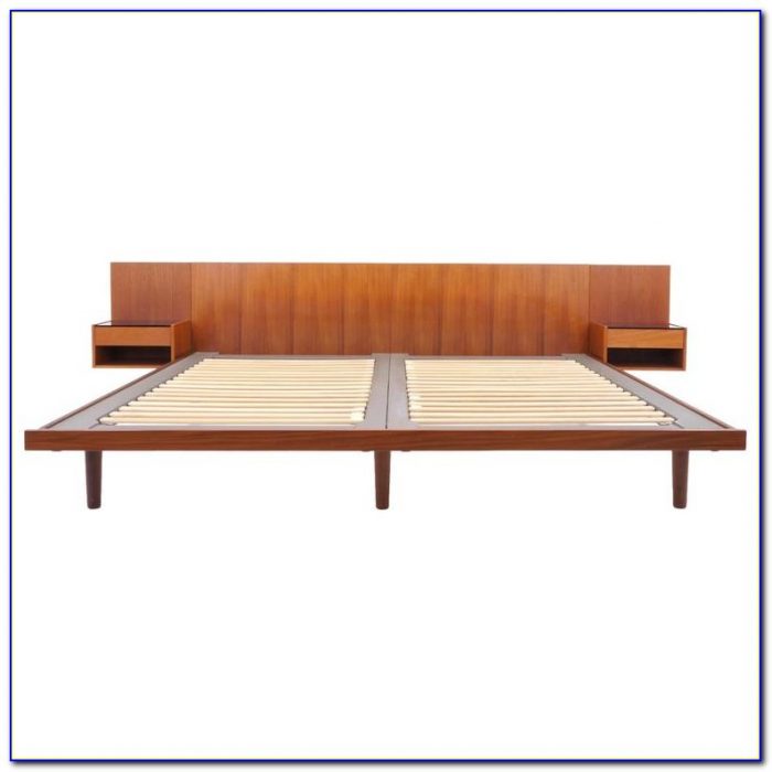 Headboard With Attached Nightstands Headboard With Attached Nightstands