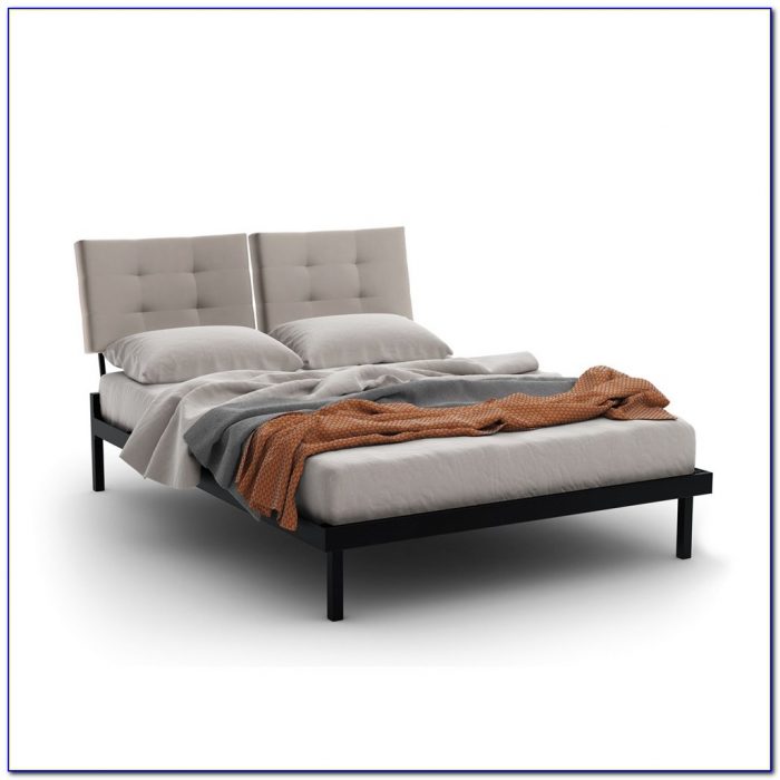 King Bed With Cushioned Headboard King Bed With Cushioned Headboard