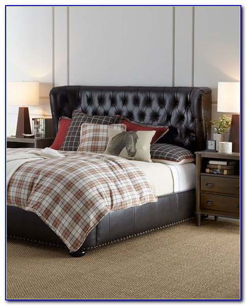King Size Leather Tufted Headboard King Size Leather Tufted Headboard