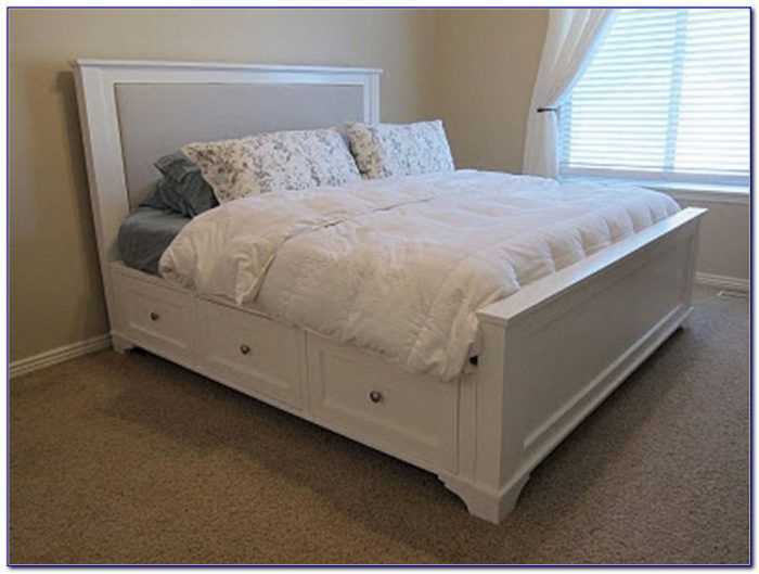 King Size Storage Headboard Plans King Size Storage Headboard Plans