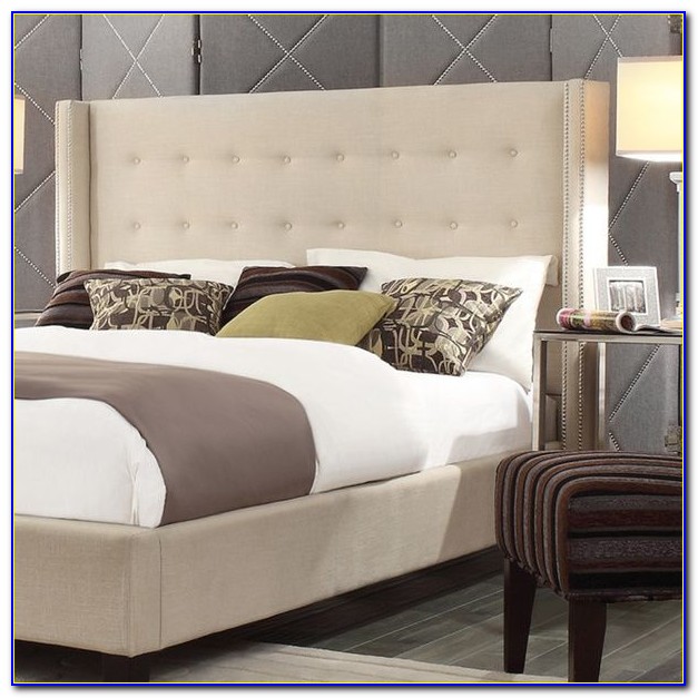King Size Wingback Tufted Headboard King Size Wingback Tufted Headboard