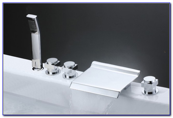 Knox Roman Waterfall Tub Faucet And Hand Shower Knox Roman Waterfall Tub Faucet And Hand Shower