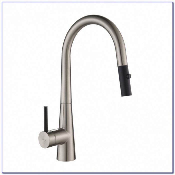 Kraus Single Lever Pull Out Kitchen Faucet Satin Nickel Kraus Single Lever Pull Out Kitchen Faucet Satin Nickel
