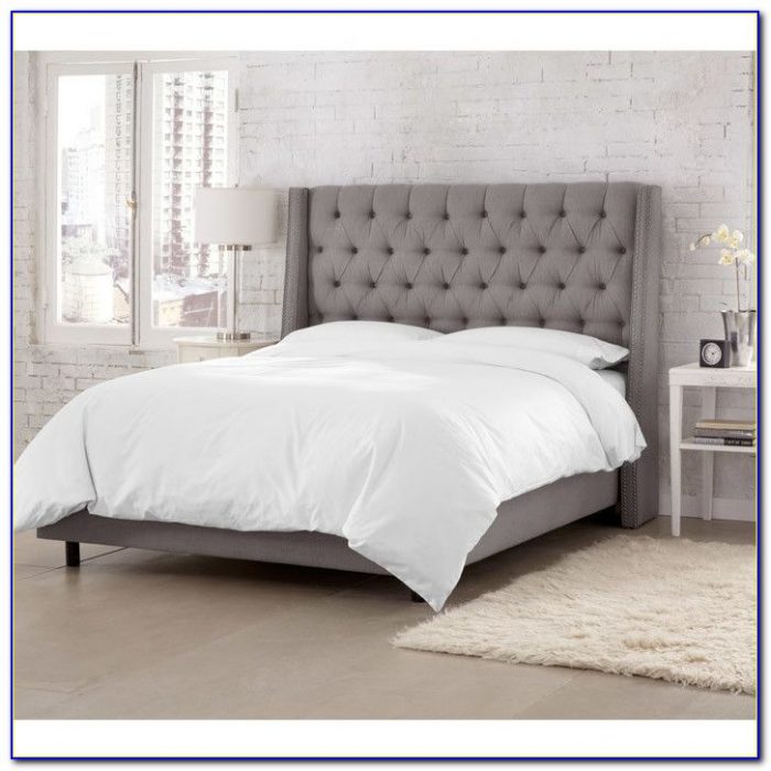 Light Grey King Size Headboard Light Grey King Size Headboard