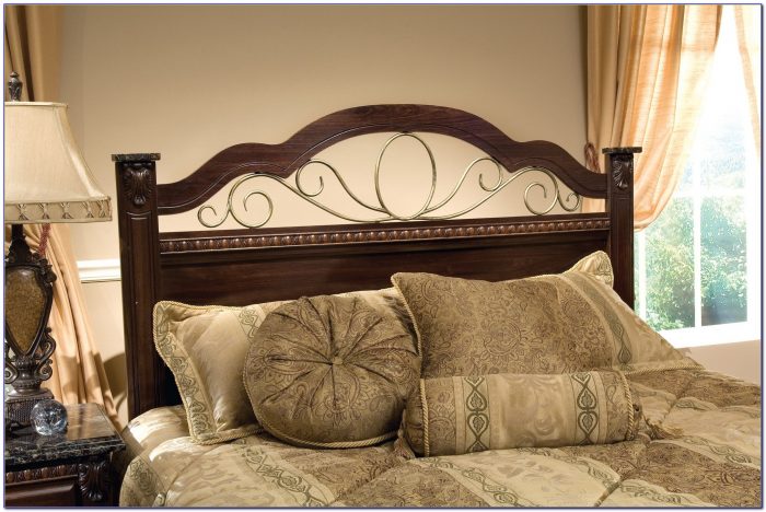 Metal And Wood King Headboards Metal And Wood King Headboards