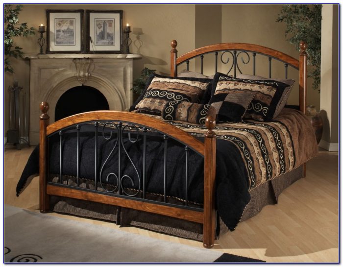 Metal And Wood Queen Headboards Metal And Wood Queen Headboards