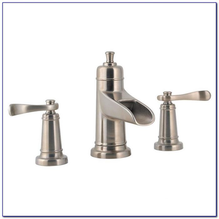 Nickel Brushed Wall Mount Waterfall Bathroom Sink Faucet Nickel Brushed Wall Mount Waterfall Bathroom Sink Faucet
