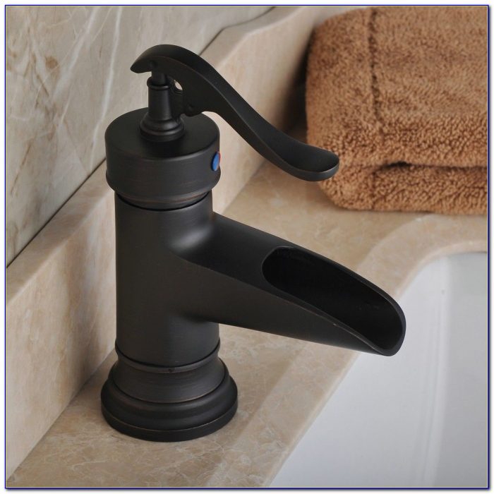 Oil Rubbed Bronze Waterfall Bathtub Faucet Oil Rubbed Bronze Waterfall Bathtub Faucet