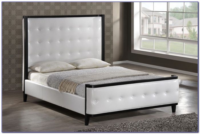 Queen Bed Frame With Leather Headboard Queen Bed Frame With Leather Headboard