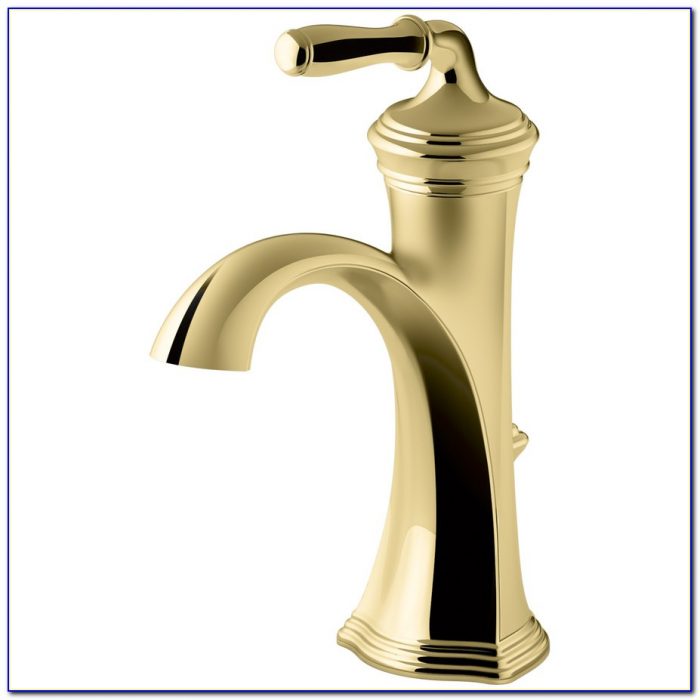Single Handle Bathroom Faucet Polished Brass Single Handle Bathroom Faucet Polished Brass