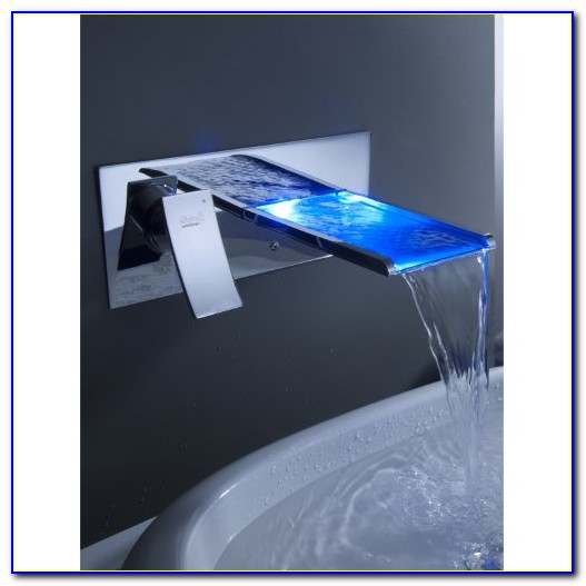 Sprinkle Color Changing Led Waterfall Bathroom Sink Faucet Sprinkle Color Changing Led Waterfall Bathroom Sink Faucet
