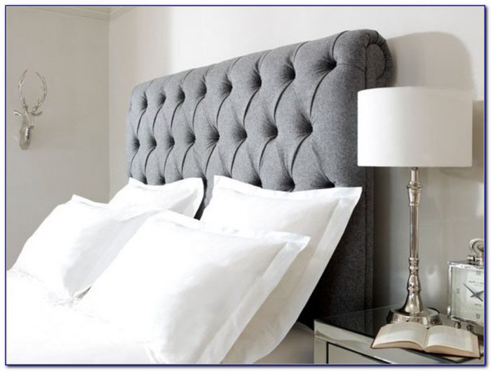 Super King Upholstered Grey Headboard Super King Upholstered Grey Headboard