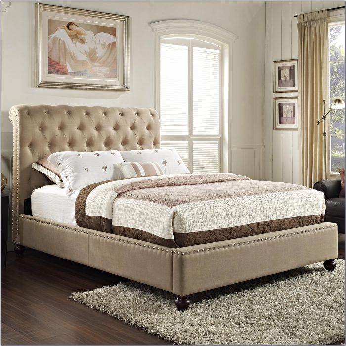 Tufted Headboard King Bed Set Tufted Headboard King Bed Set