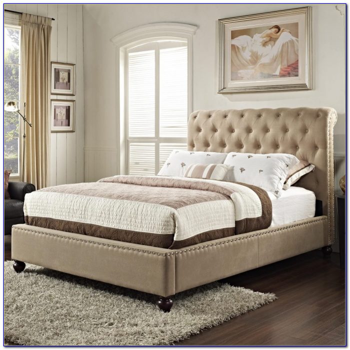 Tufted Headboard With Bed Frame Tufted Headboard With Bed Frame