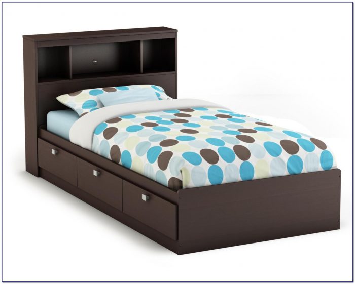 Twin Bed Frame With Storage And Headboard Twin Bed Frame With Storage And Headboard