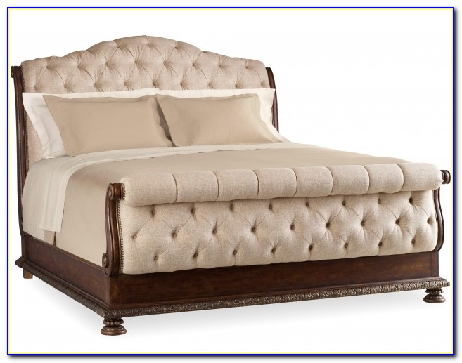 King Tufted Sleigh Bed With Upholstered Headboard And Footboard Set Photo 57 King Tufted Sleigh Bed With Upholstered Headboard And Footboard Set Photo 57