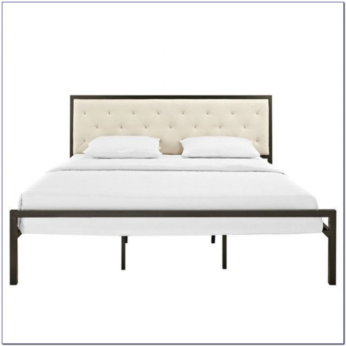 Upholstered Bed Frame Without Headboard Upholstered Bed Frame Without Headboard