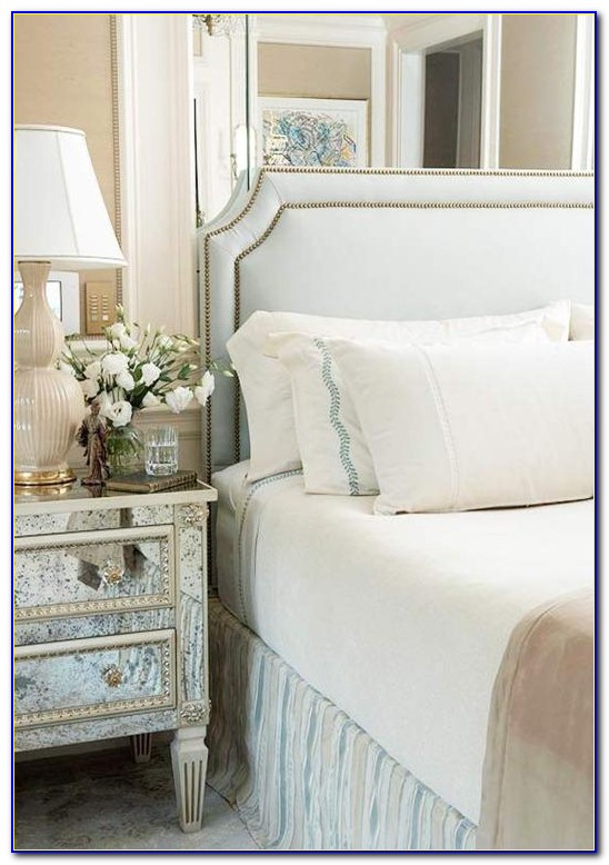 Upholstered Headboard With Nailhead Trim And Tufted Upholstered Headboard With Nailhead Trim And Tufted
