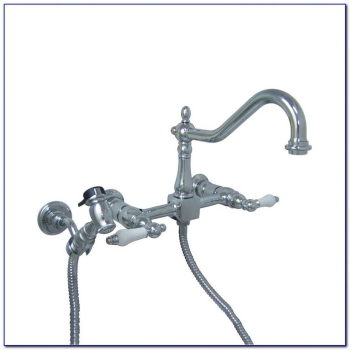 Wall Mount Kitchen Sink Faucet With Sprayer Wall Mount Kitchen Sink Faucet With Sprayer