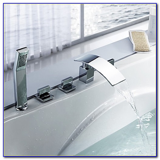 Waterfall Bathtub Faucets Waterfall Bathtub Faucets