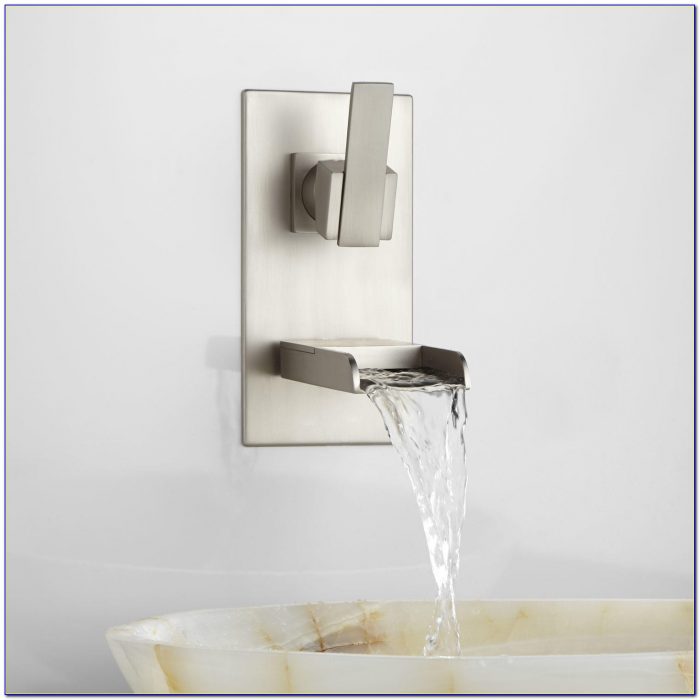 Waterfall Wall Mount Bathroom Faucet Waterfall Wall Mount Bathroom Faucet