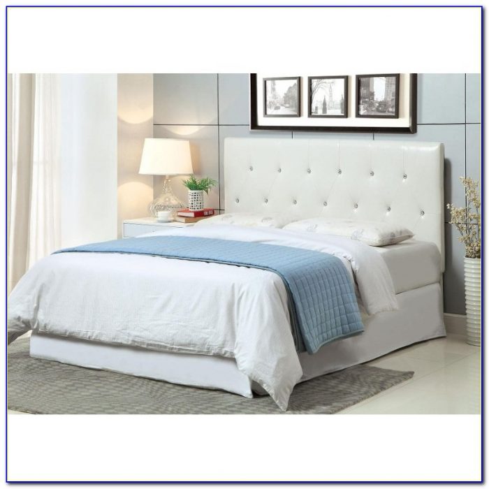 White Queen Upholstered Headboard White Queen Upholstered Headboard