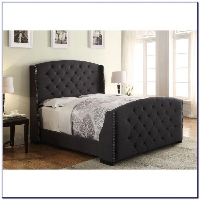 Wood And Fabric Headboard And Footboard Wood And Fabric Headboard And Footboard