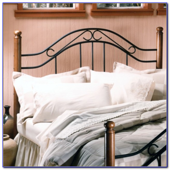 Wood And Metal Headboard And Footboard Wood And Metal Headboard And Footboard