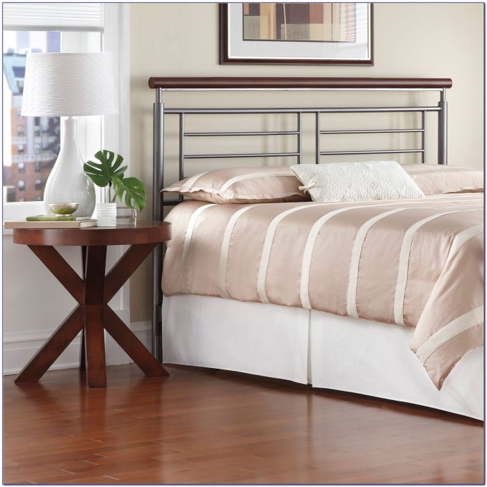 Wood And Metal Headboard King Wood And Metal Headboard King