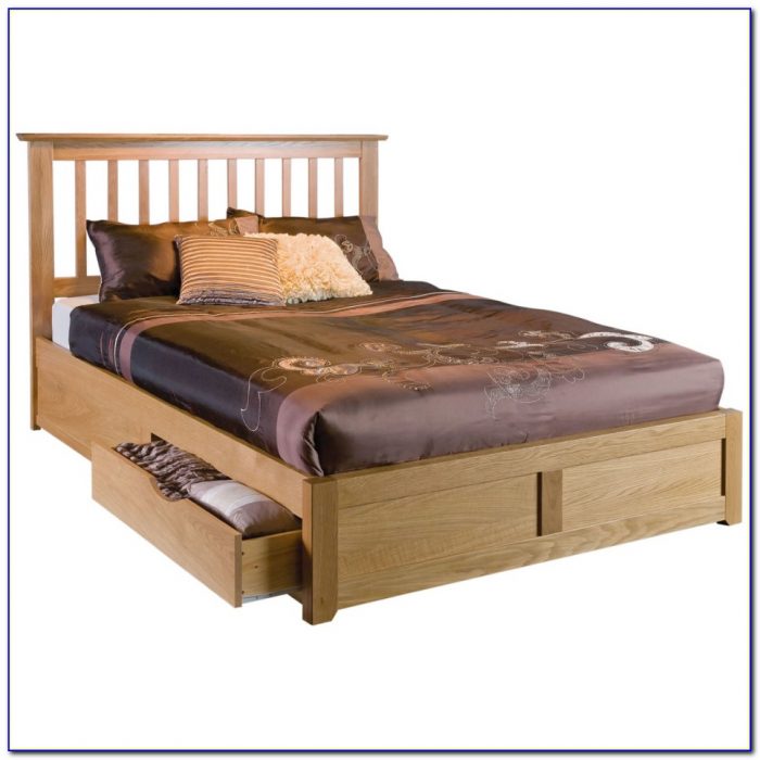 Wood Bed Frame And Headboard Wood Bed Frame And Headboard