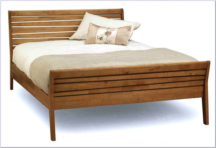 Wooden Bed Frame With Headboard Pad Wooden Bed Frame With Headboard Pad