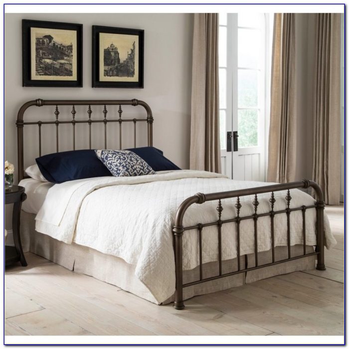 White Metal Queen Bed Headboard White Metal Queen Bed Headboard